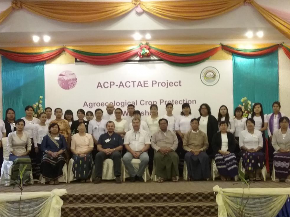 Regional Workshop on Agroecological Crop Protection – Myanmar May 2017